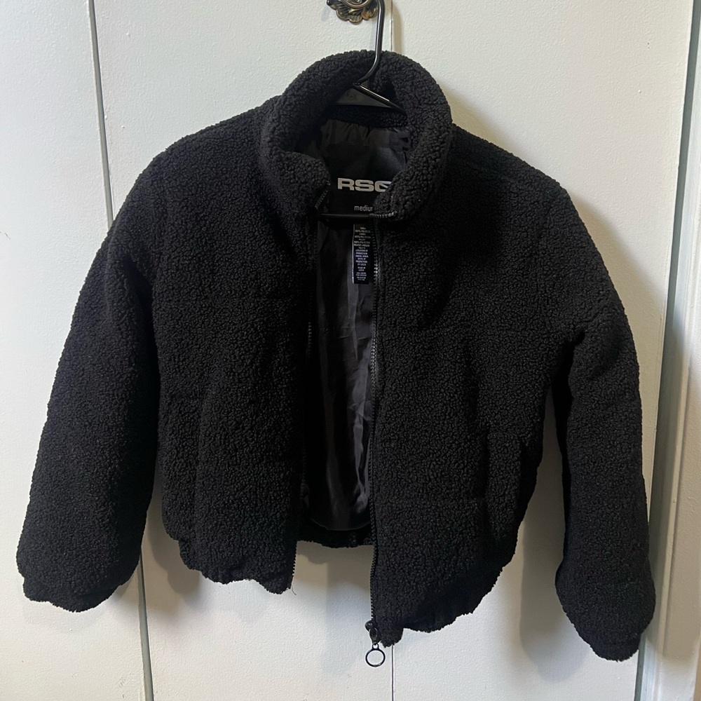 RSQ Girls Sherpa Puffer Jacket